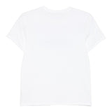 Saint Barth T-Shirt Girocollo Tinta Unita con Logo per Bambina ELLY0013 BIANCO SAINT BARTH 