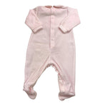 LALALU' tutina manica lunga tinta unita in ciniglia Rosa per Neonata TCL8NX ROSA LALALU' 