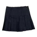 Gaelle Einfarbiger Tennisrock Blau Für Mädchen