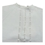 Wedoble Pagliaccetto Mezza Manica Tinta Unita con Ricami per Neonato V2401305R BIANCO WEDOBLE 