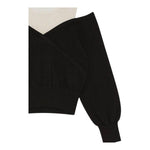 PATRIZIA PEPE maglia girocollo tinta unita con finta canotta Bianco/nero per Bambina 7K0042XXX BIANCO/NERO PATRIZIA PEPE 