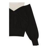 PATRIZIA PEPE maglia girocollo tinta unita con finta canotta Bianco/nero per Bambina 7K0042XXX BIANCO/NERO PATRIZIA PEPE 