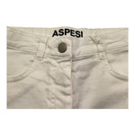 Aspesi Bermuda Tinta Unita con Girovita Reglabile per Bambino S25022PSC6060 BIANCO ASPESI 