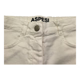 Aspesi Bermuda Tinta Unita con Girovita Reglabile per Bambino S25022PSC6060 BIANCO ASPESI 