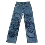 Just Cavalli Jeans Tinta Unita con Girovita Regolabile per Bambino JBP26162JE BLU JUST CAVALLI 