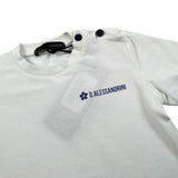 Daniele Alessandrini T-Shirt tinta unita con Stampa Bianco per Neonato 1296M08969 BIANCO DANIELE ALESSANDRINI 