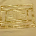 Elisabetta Franchi T-Shirt Girocollo Tinta Unita con Stampa Traforata per Neonata EGTS096N GIALLO ELISABETTA FRANCHI 