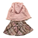 IMAGE KIDS completo 3 pezzi pelliccia-shirt-gonna Rosa per Neonata LF6961 ROSA IMAGE KIDS 