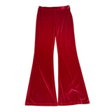 LIU JO pantalone tinta unita in velluto modello a zampa Rosso per Bambina GF3222 ROSSO LIU JO 