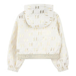 Karl Lagerfeld Felpa con Zip E Cappuccio Tinta Uita Beige per Bambina Z3048 BEIGE KARL LAGERFELD 