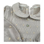 Paz Rodriguez Pagliaccetto Manica Lunga Tinta Unita per Neonata 00515092 BIEGE PAZ RODRIGUEZ 