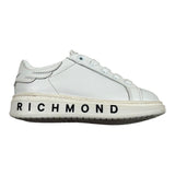 John Richmond Sneakers Tinta Unita con Stampa Logo per Bambino 22801 BIANCO JOHN RICHMOND 