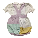 Marlu' 2-teiliges Set Shirt-Strampler Weiß/Flieder für Neugeborene Baby Mädchen