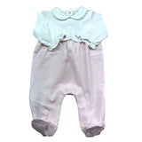 Mayoral Tutina Manica Lunga Bicolore per Neonata 175157 BIANCO/ROSA MAYORAL 