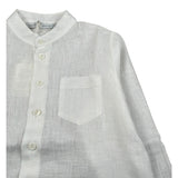 Per Te Camicia Manica Lunga tinta unita Collo Coreano Panna per Bambina 33874 PANNA PER TE 