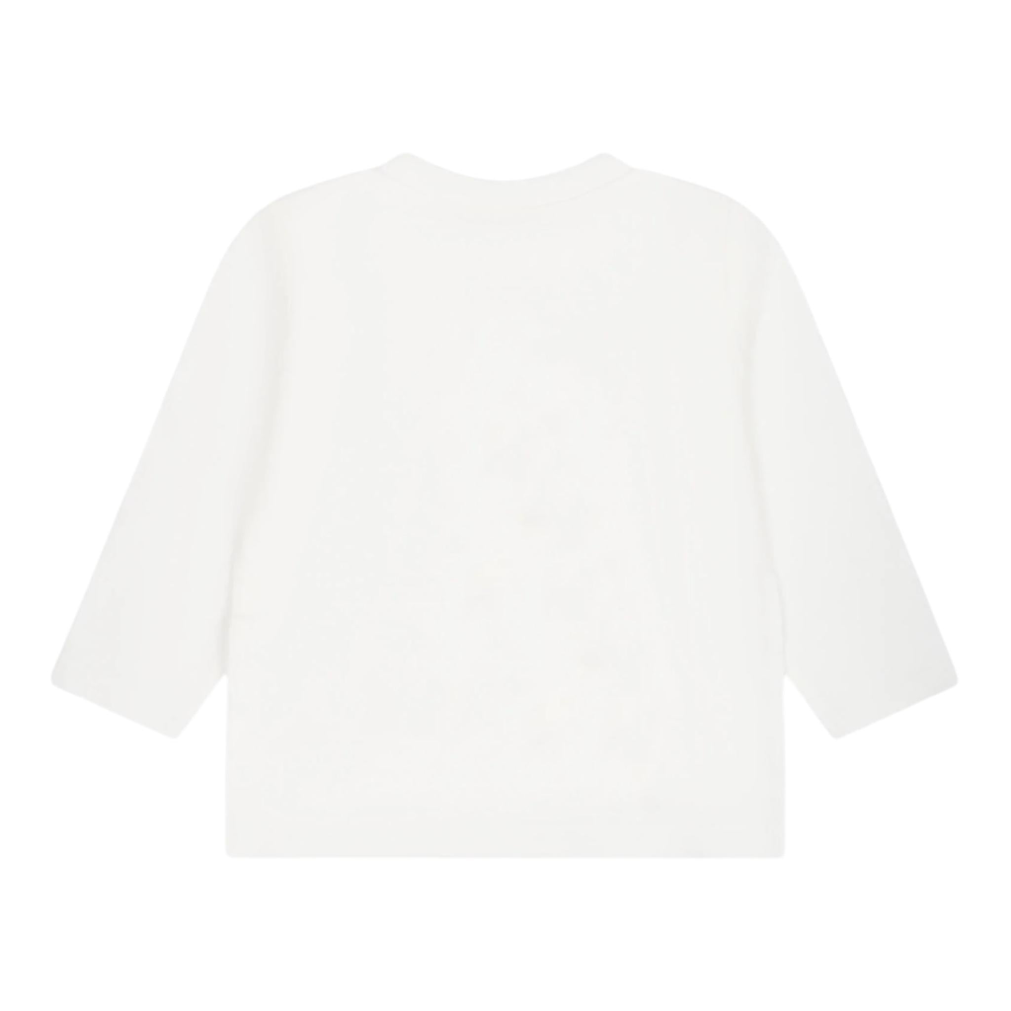 STELLA McCARTNEY shirt girocollo tinta unita con stampa pinguino Bianco per Neonato TT8610 BIANCO STELLA McCARTNEY 