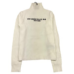MARC ELLIS maglia collo alto tinta unita con logo Bianco per Bambina JMJSW00188 BIANCO MARC ELLIS 