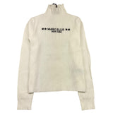 MARC ELLIS maglia collo alto tinta unita con logo Bianco per Bambina JMJSW00188 BIANCO MARC ELLIS 