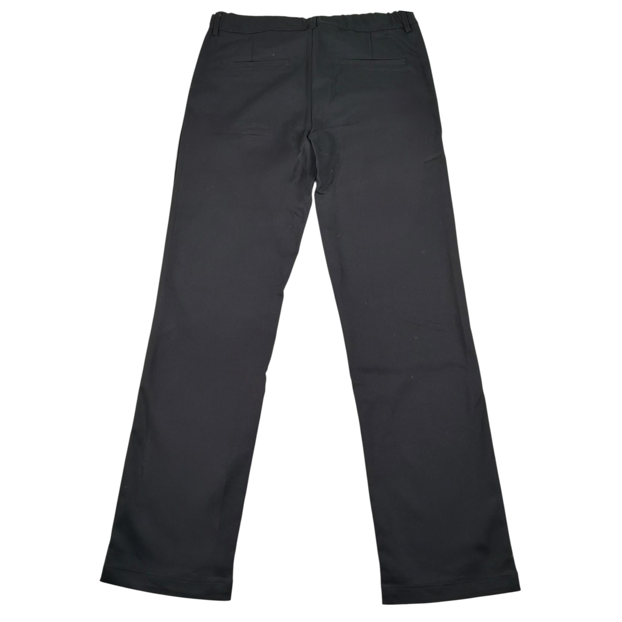 Manila Grace Pantalone Tinta Unita con Elastico In Vita per Bambina MG2762 NERO MANILA GRACE 