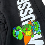 Mousse Pantalone Tinta Unita Modello Tuta per Neonato NINJASURFPAN NERO MOUSSE 