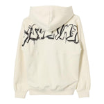 DISCLAIMER felpa tinta unita con cappuccio e stampa Panna per Bambino 24IDK58200 PANNA DISCLAIMER 