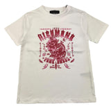 JOHN RICHMOND t-shirt girocollo tinta unita con stampa in contrasto Bianco per Bambina RGA25095TS BIANCO JOHN RICHMOND 