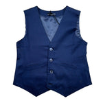 Manuel & Frank Gilet Tinta Unita  per Bambino MF5011R BLU MANUEL & FRANK 