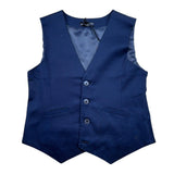 Manuel & Frank Gilet Tinta Unita  per Bambino MF5011R BLU MANUEL & FRANK 