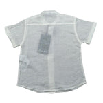 Please Camicia Mezza Manica Tinta Unita per Neonato CC37300B73 PANNA PLEASE 