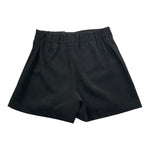 NAIDA short tinta unita in camoscio Nero per Bambina NASH159X NERO NAIDA 