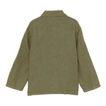 Aspesi Camicia Manica Lunga Tinta Unita per Bambino S25009GCL6000X VERDE ASPESI 