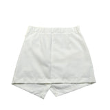 Y-Clu Gonna Tinta Unita con Elastico In Vita per Bambina Y19046 BIANCO Y-CLU 