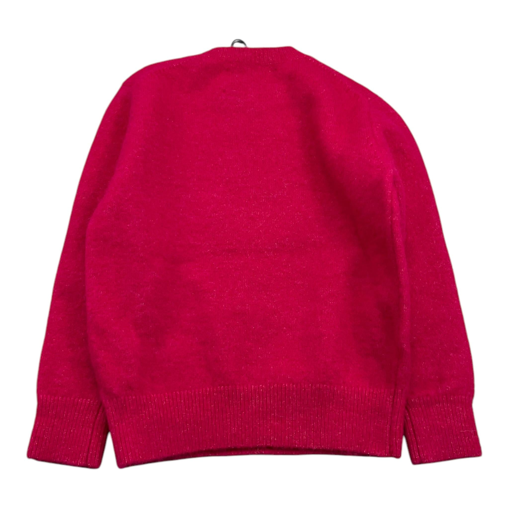 SAINT BARTH maglia girocollo tinta unita  Fuxia per Neonata LYL001N FUXIA SAINT BARTH 