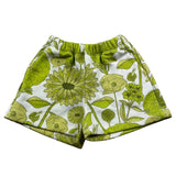 Dondup Short Einfarbig Blumenmuster Weiß Für Mädchen