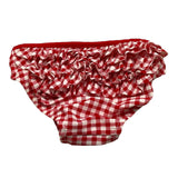 Mayoral Costume Mutandina Fantasia Quadretti per Neonata 1693 BIANCO/ROSSO MAYORAL 