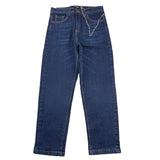 NEVER TOO jeans tinta unita con girovita regolabile Blu per Bambino NT1731R BLU NEVER TOO 