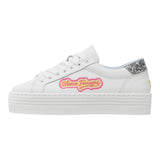 Chiara Ferragni Sneakers einfarbig mit weißem Logo für Mädchen
