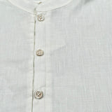 Petit Indi camicia Mezza Manica Girocollo Tinta Unita  per Bambino SS25BK7120X BIANCO PETIT INDI 