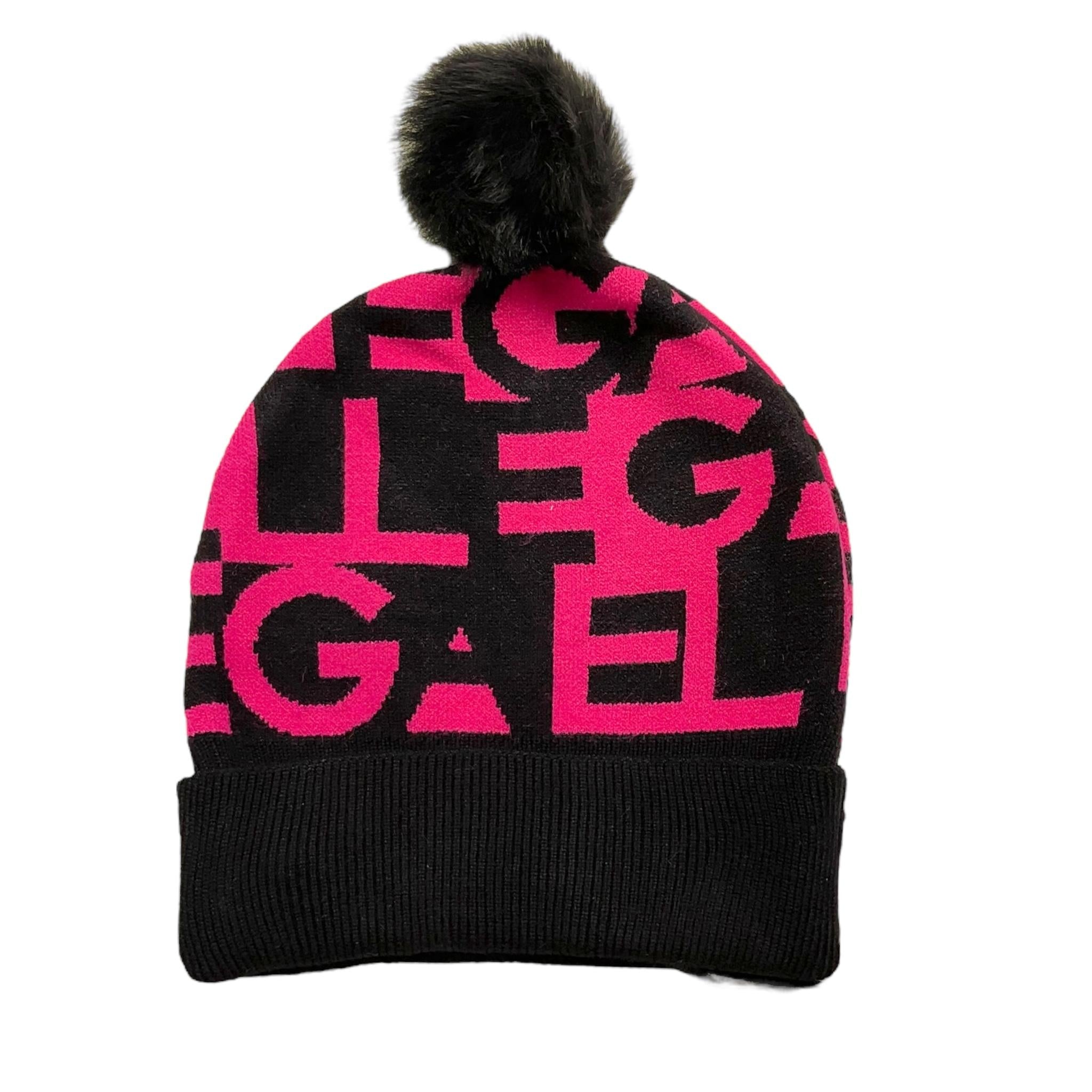GAELLE cappello tinta unita con loghi in contrasto Nero per Bambina 2741CAP00504X NERO GAELLE 