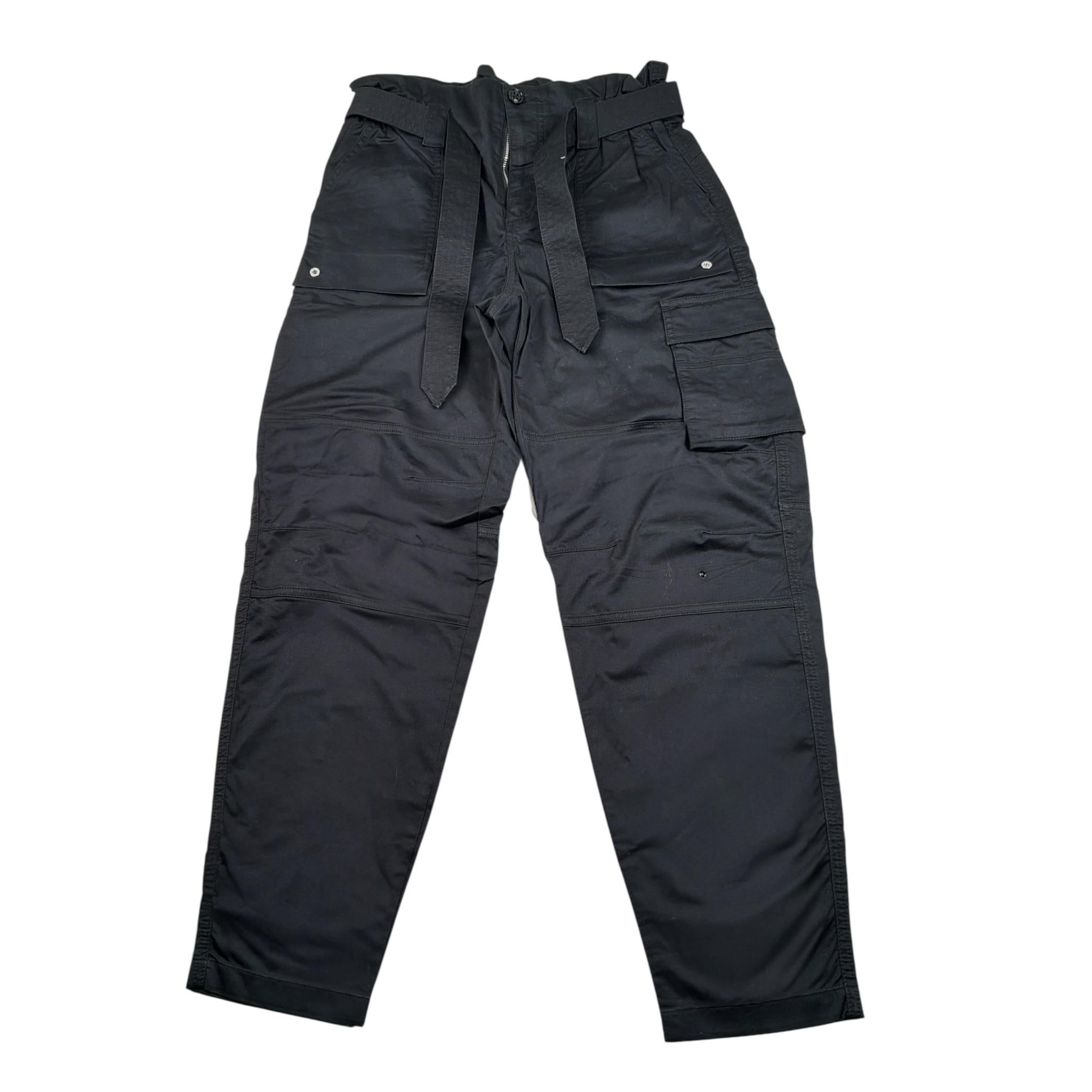 Diesel Pantalone tinta unita con Cinturino Nero per Bambina 0461 NERO DIESEL 