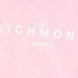John Richmond T-Shirt Girocollo Tinta Unita con Stampa per Neonata RIP25002TSXXXX ROSA JOHN RICHMOND 