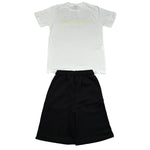 Disclaimer Completo 2 Pezzi T-Shirt-Bermuda Bicolore per Bambino 25EDK58477 BIANCO/NERO DISCLAIMER 