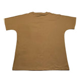 DISCLAIMER t-shirt girocollo tinta unita con stampa in contrasto Beige per Bambino 24IDK58245 BEIGE DISCLAIMER 