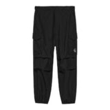 Calvin Klein Einfarbige Hose mit elastischem Bund und schwarzem Logo für Mädchen