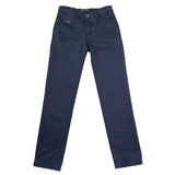 Crocefisso 12 Milano Pantalone Tinta Unita con Girovita Regolabile per Bambino PK0609 BLU CROCEFISSO 12 MILANO 