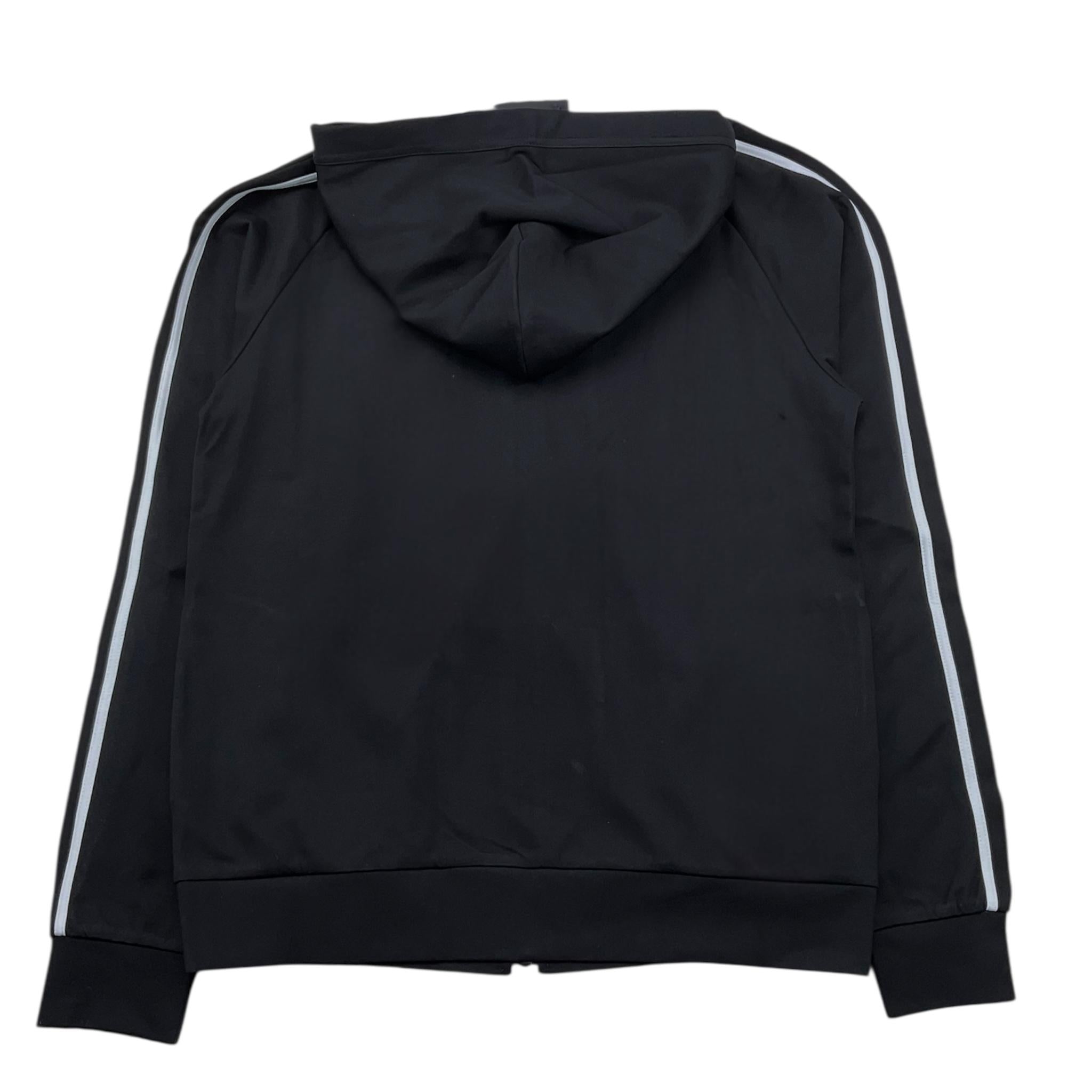DKNY felpa con zip e cappuccio tinta unita con profili maniche in contrasto Nero per Bambino D60180 NERO DKNY 
