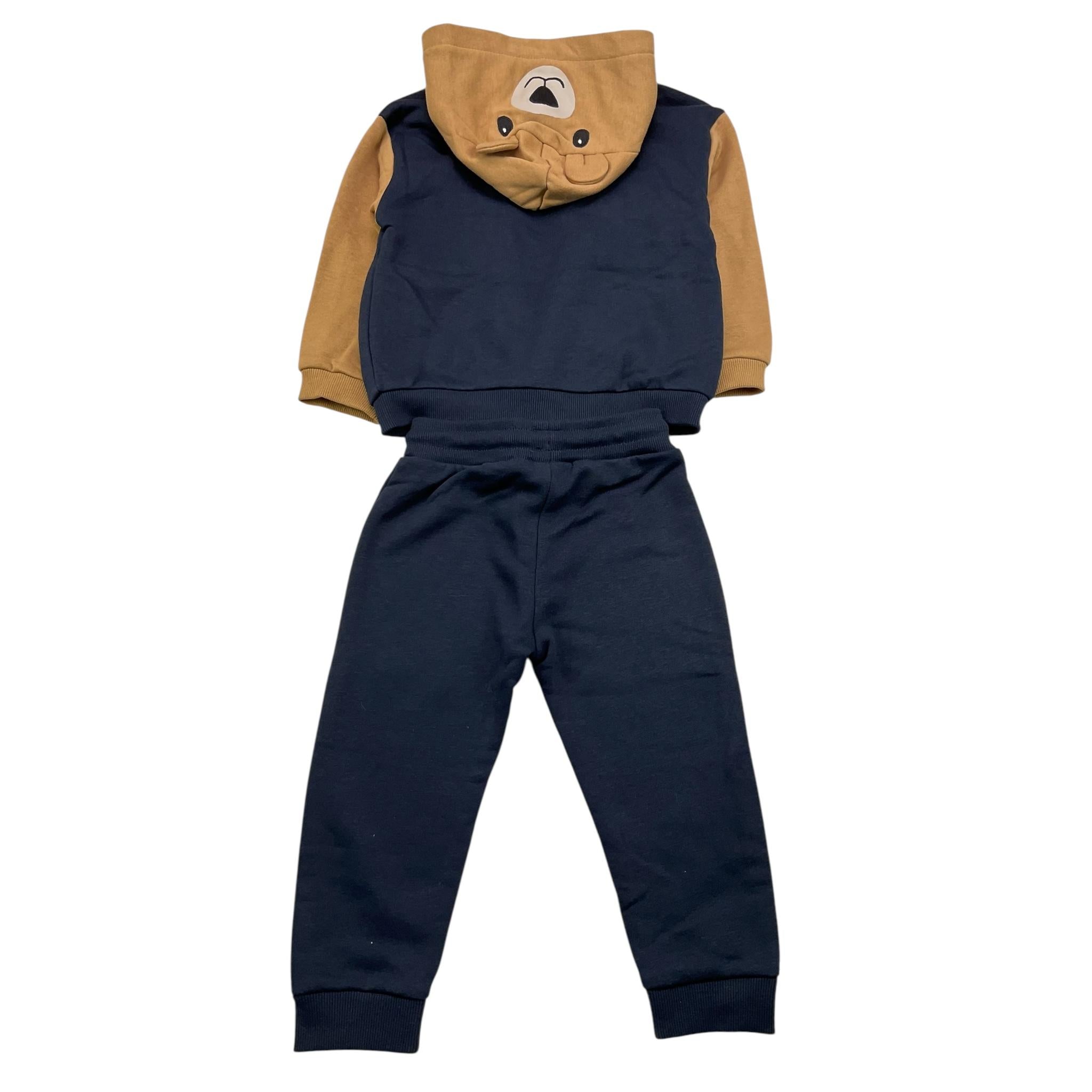 MAYORAL completo 3 pezzi felpa-shit-pantalone Blu per Neonato 2819 BLU MAYORAL 