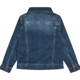 Guess Giubbino In Denim Tinta Unita con Stelle per Neonata N0BL08D4H60 BLU GUESS 