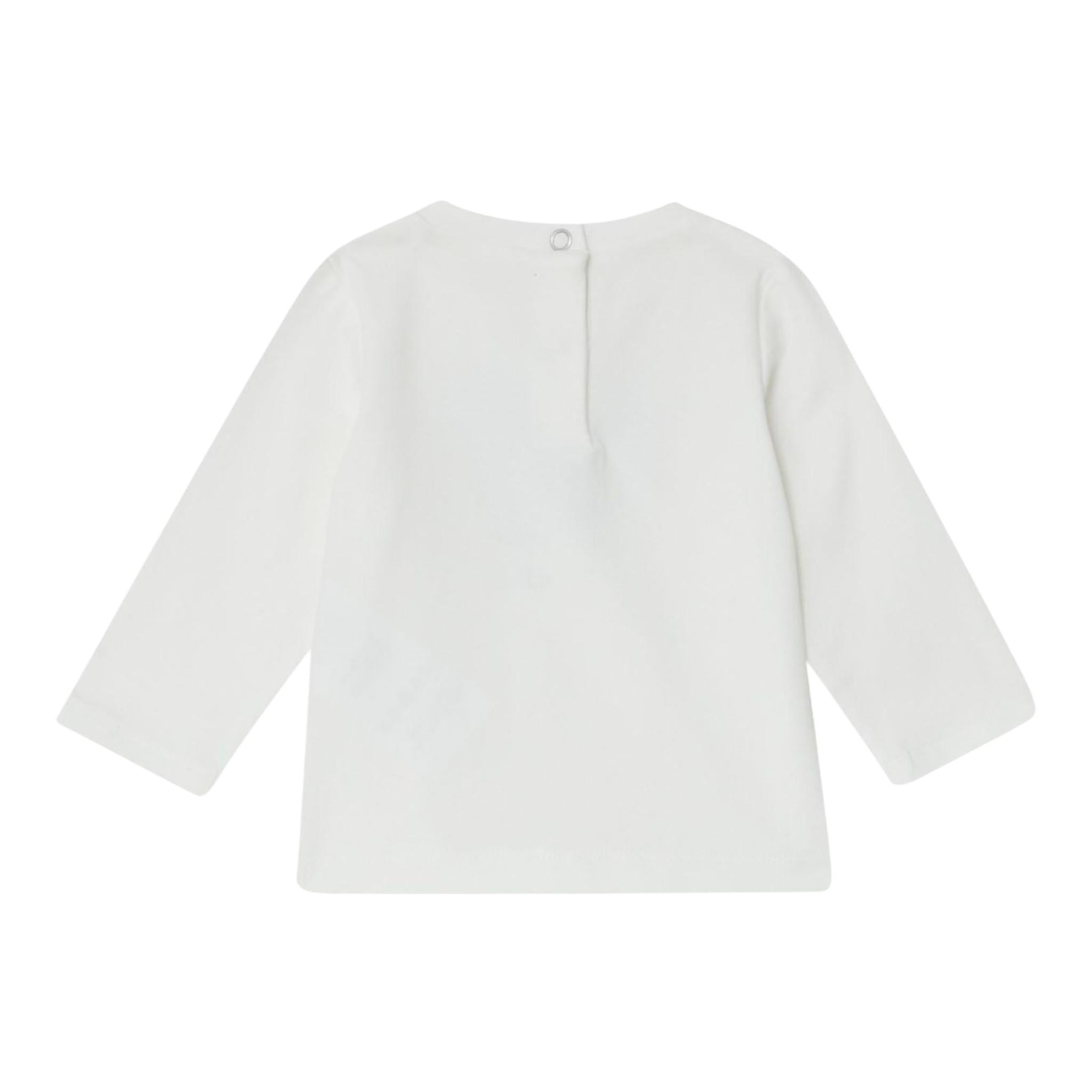 LIU JO shirt girocollo tinta unita con stampa brillantinata Panna per Neonata HF4055X PANNA LIU JO 