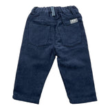 Y-CLU pantalone tinta unita in camoscio con girovita regolabile Blu per Neonato BY10 BLU Y-CLU 